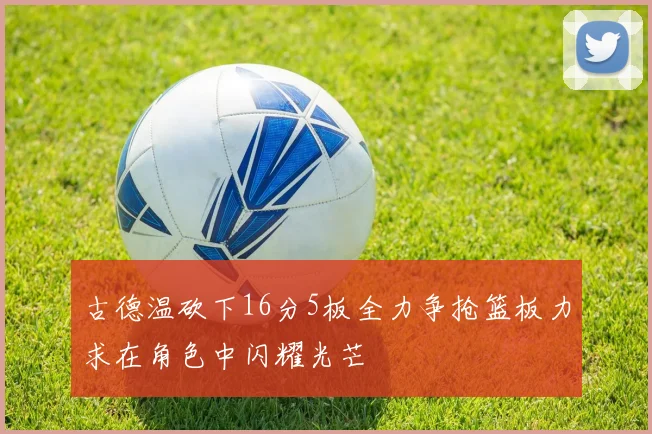 古德温砍下16分5板全力争抢篮板力求在角色中闪耀光芒